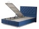 Κρεβάτι Επενδυμένο Blue Jean 160x200 με αποθηκευτικό χώρο 